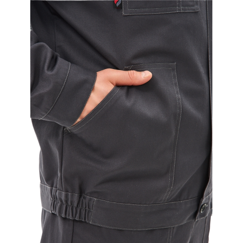 Костюм Липецк-2 СОП CH (тк.Смесовая,280) п/к, т.серый/св.серый