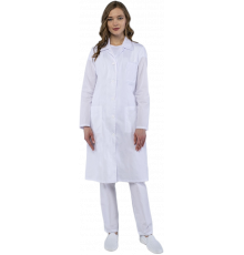 Халат женский База (тк.ТиСи), белый Халат женский База (тк.ТиСи), белый