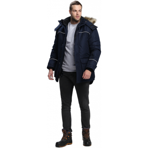 Куртка зимняя Аляска-Люкс (тк.Cat’s eye), т.синий