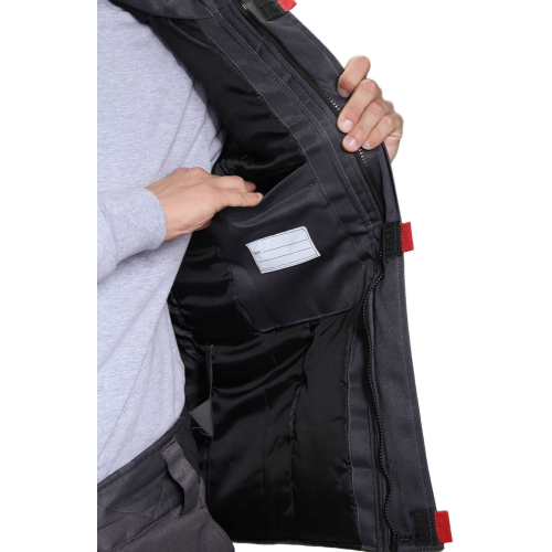 Жилет утепленный Флофт (тк.Смесовая,210), т.серый/серый Жилет утепленный Флофт (тк.Смесовая,210), т.серый/серый