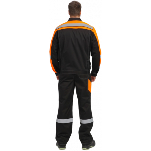 Костюм Виват-2 Премиум CH МВО (тк.Смесовая,240) п/к, черный/оранжевый Костюм Виват-2 Премиум CH МВО (тк.Смесовая,240) п/к, черный/оранжевый