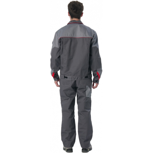 Костюм Драга-2 (тк.Смесовая МВО,240) п/к, т.серый/св.серый/красный Костюм Драга-2 (тк.Смесовая МВО,240) п/к, т.серый/св.серый/красный