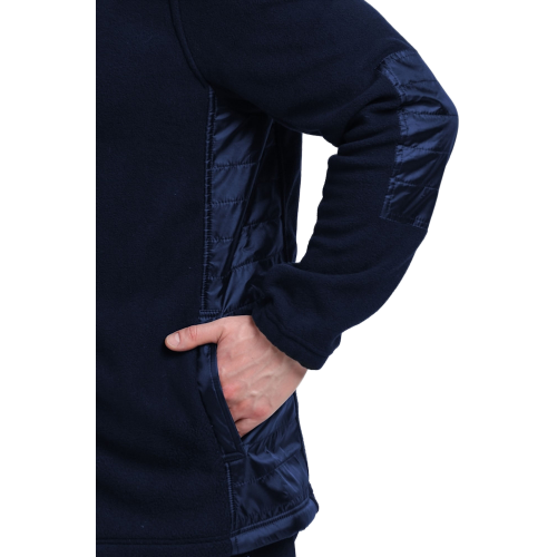 Куртка с капюшоном Кэмп (тк.Флис), т.синий