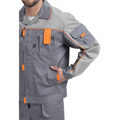 Костюм Драга-2 (тк.Смесовая МВО,240) п/к, серый/св.серый/оранжевый Костюм Драга-2 (тк.Смесовая МВО,240) п/к, серый/св.серый/оранжевый