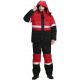Костюм зимний Нордхард-2 СОП (тк.Смесовая,250) п/к, черный/красный