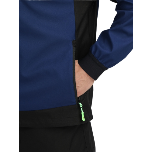 Куртка ProfLineLeader (тк.Софтшел), синий/черный Куртка ProfLineLeader (тк.Софтшел), синий/черный