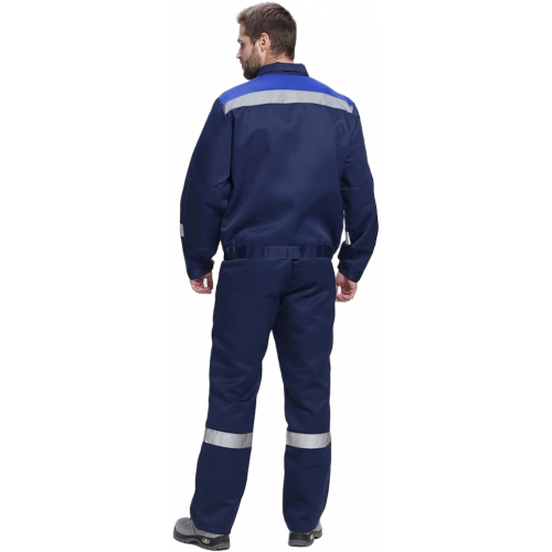 Костюм Лигор-1 СОП К. (тк.Смесовая,210) брюки, т.синий/васильковый Костюм Лигор-1 СОП К. (тк.Смесовая,210) брюки, т.синий/васильковый
