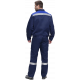 Костюм Лигор-1 СОП К. (тк.Смесовая,210) брюки, т.синий/васильковый