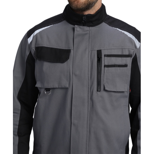 Куртка Милан CH (тк.Смесовая,260), т.серый/черный Куртка Милан CH (тк.Смесовая,260), т.серый/черный