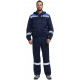 Костюм Нейч-2 СОП с капюшоном (тк.Смесовая,210) п/к, т.синий/васильковый
