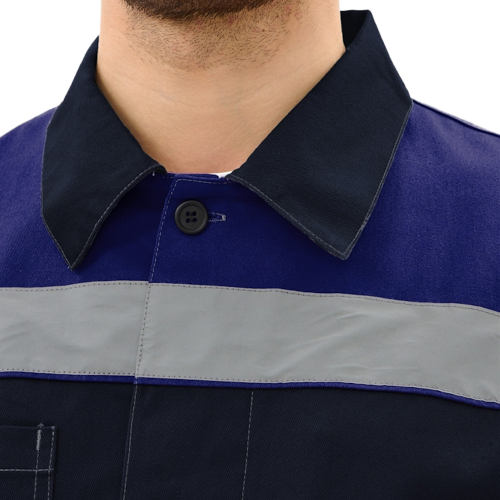 Костюм Липецк-2 СОП CH (тк.Смесовая,280) п/к, т.синий/васильковый