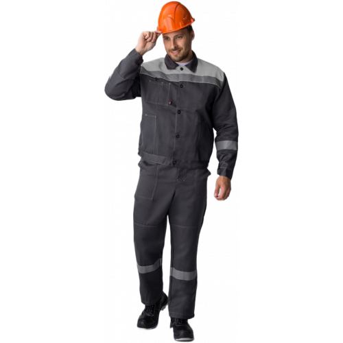 Костюм Лигор-2 СОП У. (тк.Смесовая,210) п/к, т.серый/св.серый Костюм Лигор-2 СОП У. (тк.Смесовая,210) п/к, т.серый/св.серый