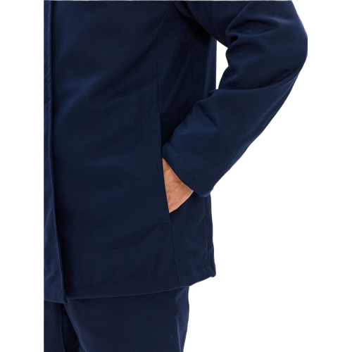 Костюм сварщика Велд-СОП 2 кл.защиты (тк.Хлопок-ОП,350) брюки, т.синий/васильковый