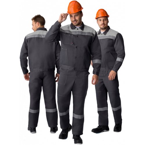 Костюм Лигор-2 СОП (тк.Смесовая,210) п/к, т.серый/св.серый Костюм Лигор-2 СОП (тк.Смесовая,210) п/к, т.серый/св.серый