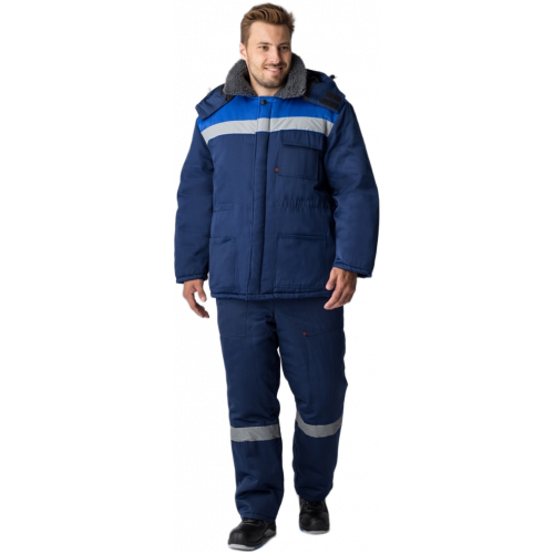 Костюм зимний Труженик-Ультра-2 IMP (тк.Смесовая,210) п/к, т.синий/васильковый Костюм зимний Труженик-Ультра-2 IMP (тк.Смесовая,210) п/к, т.синий/васильковый