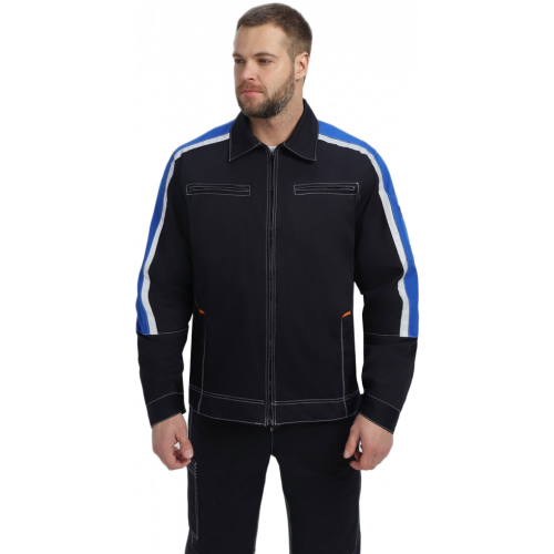 Костюм Джет IMP (тк.Саржа,320) п/к, т.синий/васильковый Костюм Джет IMP (тк.Саржа,320) п/к, т.синий/васильковый