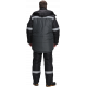 Костюм зимний Беркут СОП CH (тк.Таслан) п/к, черный/т.серый