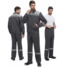 Костюм Лигор-1 СОП (тк.Смесовая,210) брюки, т.серый/св.серый Костюм Лигор-1 СОП (тк.Смесовая,210) брюки, т.серый/св.серый