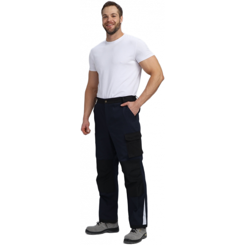 Брюки Милан NEW CH МВО (тк.Смесовая,270), т.синий/черный Брюки Милан NEW CH МВО (тк.Смесовая,270), т.синий/черный