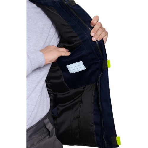 Жилет утепленный Флофт (тк.Смесовая,210), т.синий/васильковый Жилет утепленный Флофт (тк.Смесовая,210), т.синий/васильковый