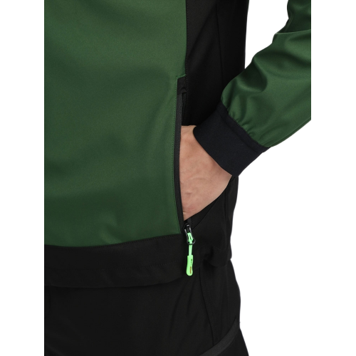 Куртка ProfLineLeader (тк.Софтшел), хаки/черный Куртка ProfLineLeader (тк.Софтшел), хаки/черный