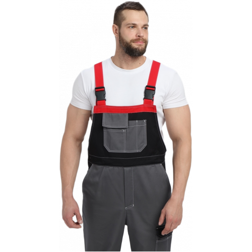 Костюм Вектрон-2 (тк.Смесовая МВО,240) п/к, серый/черный/красный Костюм Вектрон-2 (тк.Смесовая МВО,240) п/к, серый/черный/красный