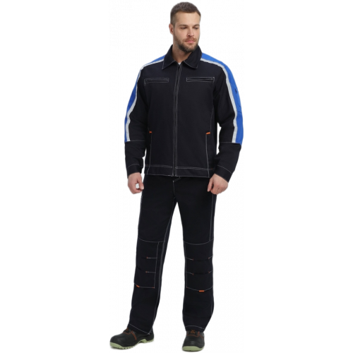 Костюм Джет IMP (тк.Саржа,320) п/к, т.синий/васильковый Костюм Джет IMP (тк.Саржа,320) п/к, т.синий/васильковый