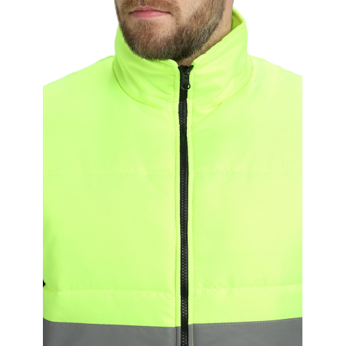 Жилет утепленный сигнальный Ярксион СОП (тк.OxLine,90), лимонный Жилет утепленный сигнальный Ярксион СОП (тк.OxLine,90), лимонный