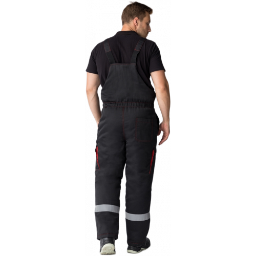 Костюм зимний Титан (Смесовая, 210) п/к, черный/красный Костюм зимний Титан (Смесовая, 210) п/к, черный/красный