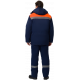 Костюм зимний Труженик-Ультра-2 (тк.Смесовая,210) п/к, т.синий/оранжевый