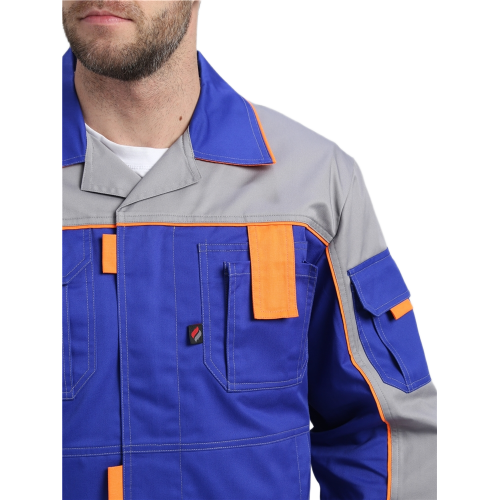 Костюм Драга-2 (тк.Смесовая МВО,240) п/к, васильковый/св.серый/оранжевый Костюм Драга-2 (тк.Смесовая МВО,240) п/к, васильковый/св.серый/оранжевый