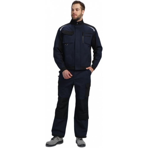 Куртка Милан CH (тк.Смесовая,260), т.синий/черный