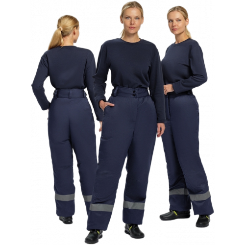 Брюки зимние женские Кнейд СОП (тк.Смесовая,210), т.синий Брюки зимние женские Кнейд СОП (тк.Смесовая,210), т.синий