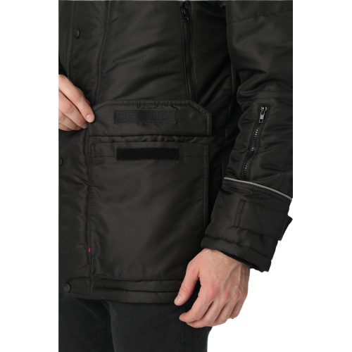 Куртка зимняя Аляска-Люкс (тк.Cat’s eye), черный Куртка зимняя Аляска-Люкс (тк.Cat’s eye), черный