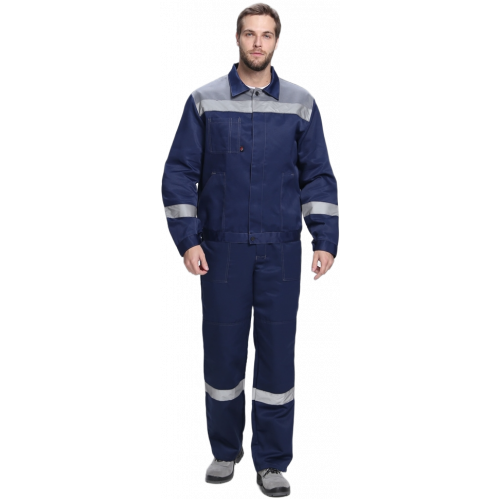 Костюм Лигор-2 СОП К. (тк.Смесовая,210) п/к, т.синий/серый Костюм Лигор-2 СОП К. (тк.Смесовая,210) п/к, т.синий/серый