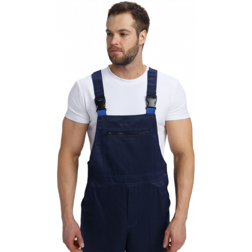 Костюм Нейч-2 СОП с капюшоном К. (тк.Смесовая,210) п/к, т.синий/васильковый