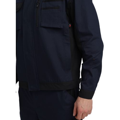 Куртка Милан CH (тк.Смесовая,260), т.синий/черный