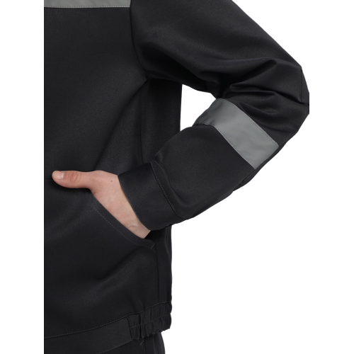 Костюм Лигор-1 СОП (тк.Смесовая,210) брюки, черный/красный Костюм Лигор-1 СОП (тк.Смесовая,210) брюки, черный/красный