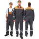 Костюм Липецк-2 СОП CH (тк.Смесовая,280) п/к, т.серый/оранжевый