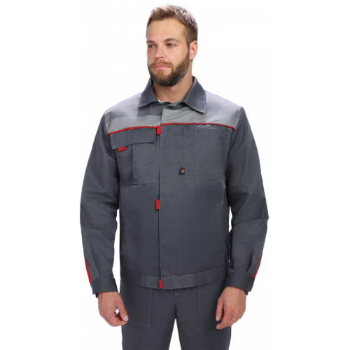 Костюм Флофт-2 СОП (тк.Смесовая,210) п/к, т.серый/серый Костюм Флофт-2 СОП (тк.Смесовая,210) п/к, т.серый/серый