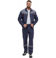 Костюм Флофт-1 СОП У. (тк.Саржа,250) брюки, т.серый/св.серый Костюм Флофт-1 СОП У. (тк.Саржа,250) брюки, т.серый/св.серый