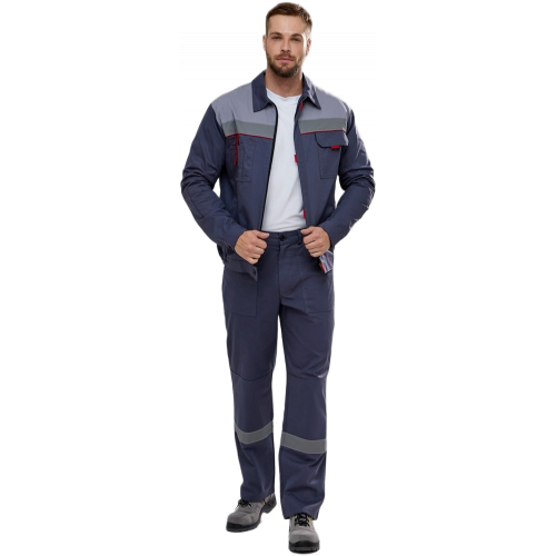 Костюм Флофт-1 СОП У. (тк.Саржа,250) брюки, т.серый/св.серый Костюм Флофт-1 СОП У. (тк.Саржа,250) брюки, т.серый/св.серый