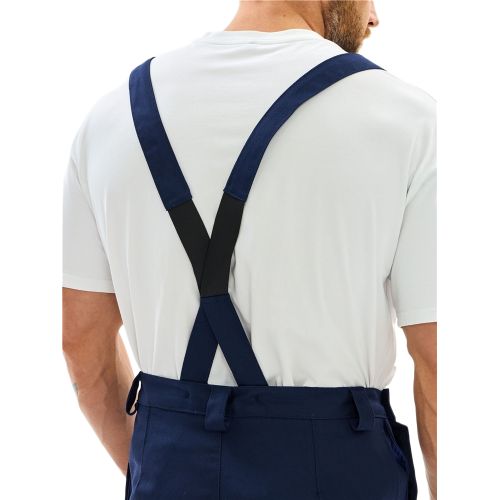 Костюм сварщика Велд-СОП 2 кл.защиты (тк.Хлопок-ОП,350) брюки, т.синий/васильковый