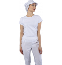 Кепи универсальная с сеткой ХАССП (тк.ТиСи), белый Кепи универсальная с сеткой ХАССП (тк.ТиСи), белый