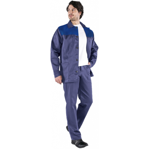 Костюм Стандарт (тк.Смесовая,210) брюки, т.синий/васильковый Костюм Стандарт (тк.Смесовая,210) брюки, т.синий/васильковый