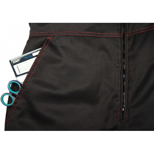 Костюм зимний Титан (Смесовая, 210) п/к, черный/красный Костюм зимний Титан (Смесовая, 210) п/к, черный/красный