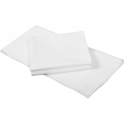 Полотенце вафельное 115 гр. (40х80) (5 шт.), белый Полотенце вафельное 115 гр. (40х80) (5 шт.), белый