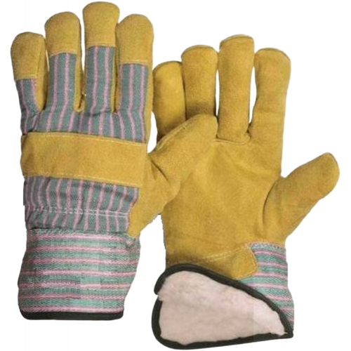 Перчатки спилковые комбинированные утепленные (синтепон), цвет в ассортименте Перчатки спилковые комбинированные утепленные (синтепон), цвет в ассортименте