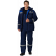Костюм зимний Титан (тк.Смесовая,210) п/к, т.синий/васильковый