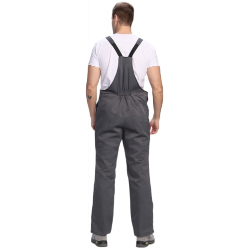 Полукомбинезон для ИТР (тк.Смесовая,210), серый/красный Полукомбинезон для ИТР (тк.Смесовая,210), серый/красный